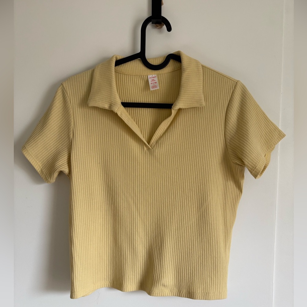 Joe Fresh Butter Yellow Kids Polo Top